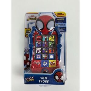 Play & Learn Marvel Spidey Amazing Friends Web Phone Interactive Toy 75 Phrases
